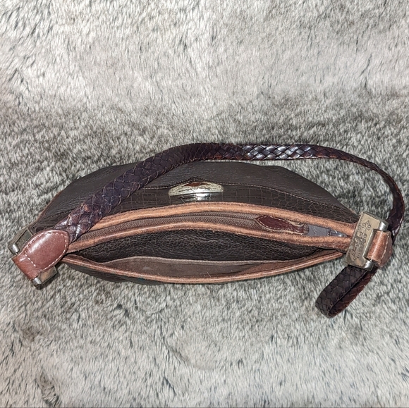 Brighton Vintage Leather Bag Brown 812350 - Picture 5 of 10